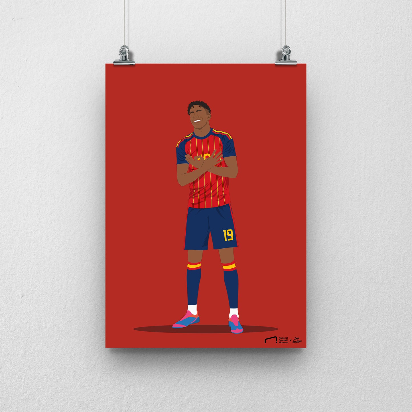 Lamine Yamal Spain Print - DanDesignsGB