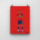 Lamine Yamal Spain Print - DanDesignsGB