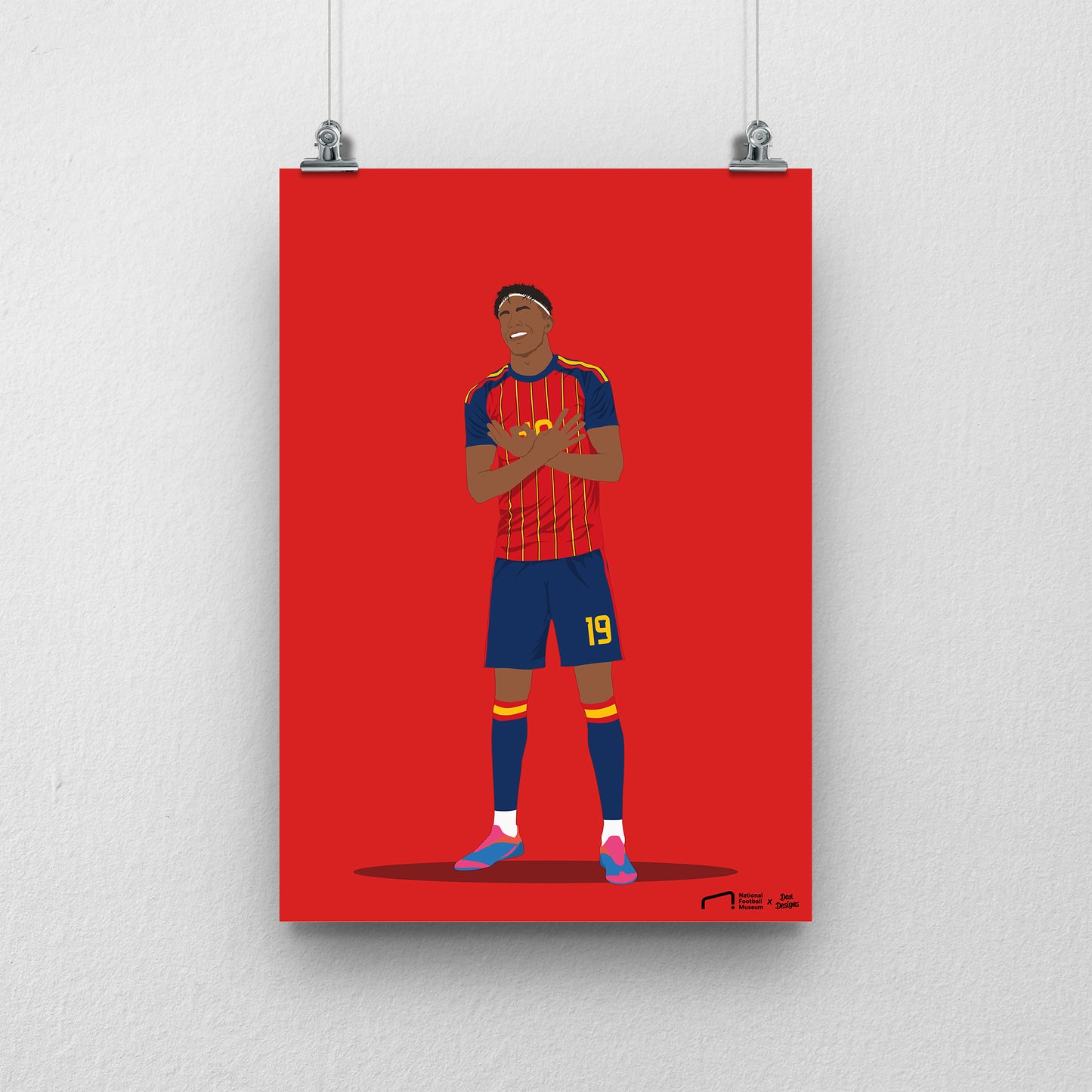 Lamine Yamal Spain Print - DanDesignsGB