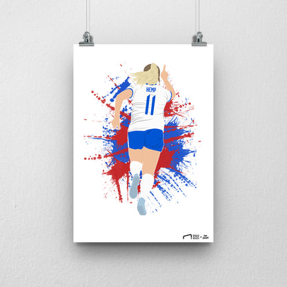 Lauren Hemp EURO A3 EURO 2025 Art Print - DanDesignsGB
