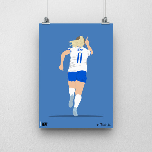 Lauren Hemp EURO A3 EURO 2025 Art Print - DanDesignsGB