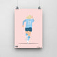 Lauren Hemp Manchester City Print - DanDesignsGB