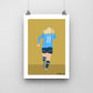 Lauren Hemp Manchester City Print - DanDesignsGB