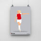 Leah Williamson Arsenal Print - DanDesignsGB