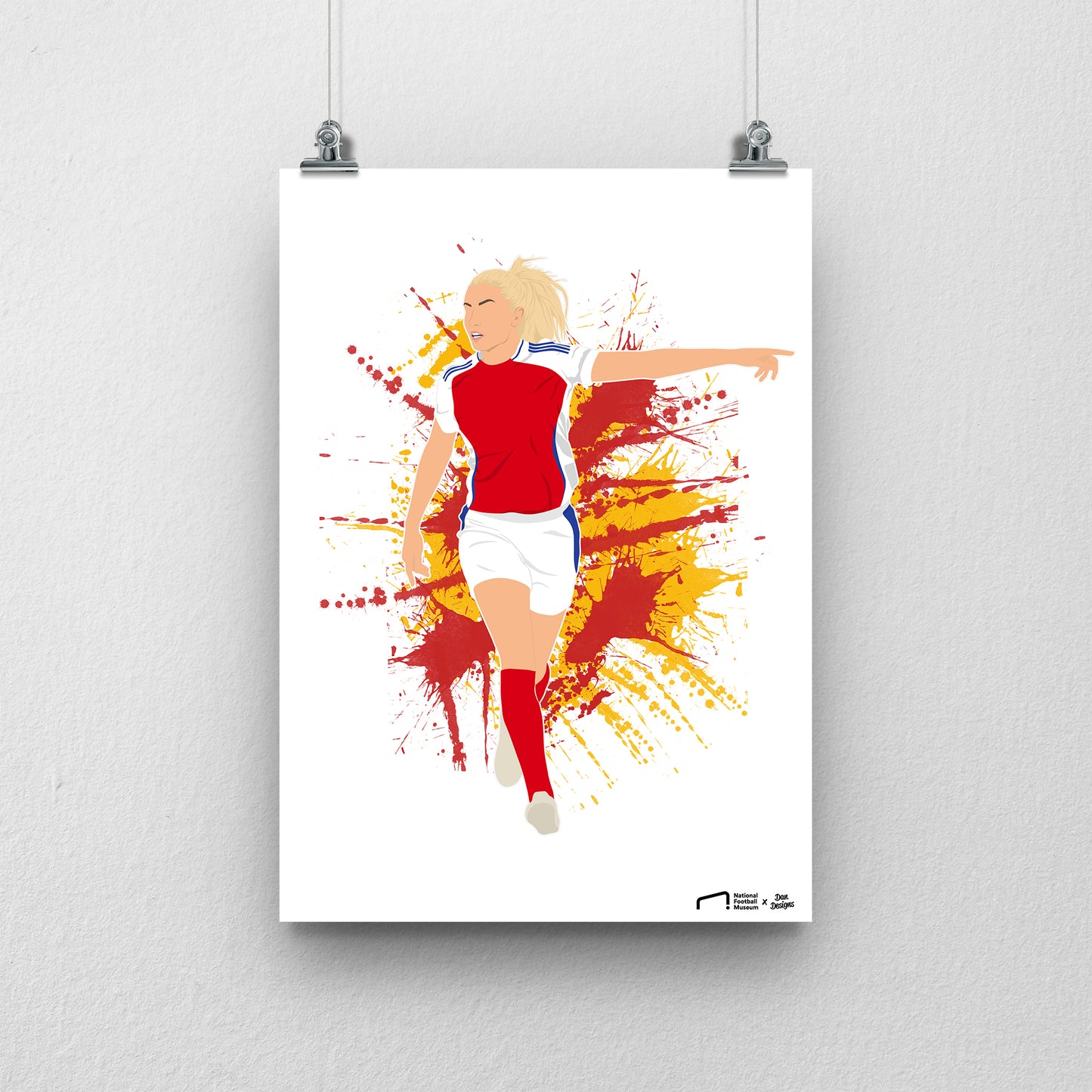 Leah Williamson Arsenal Print - DanDesignsGB