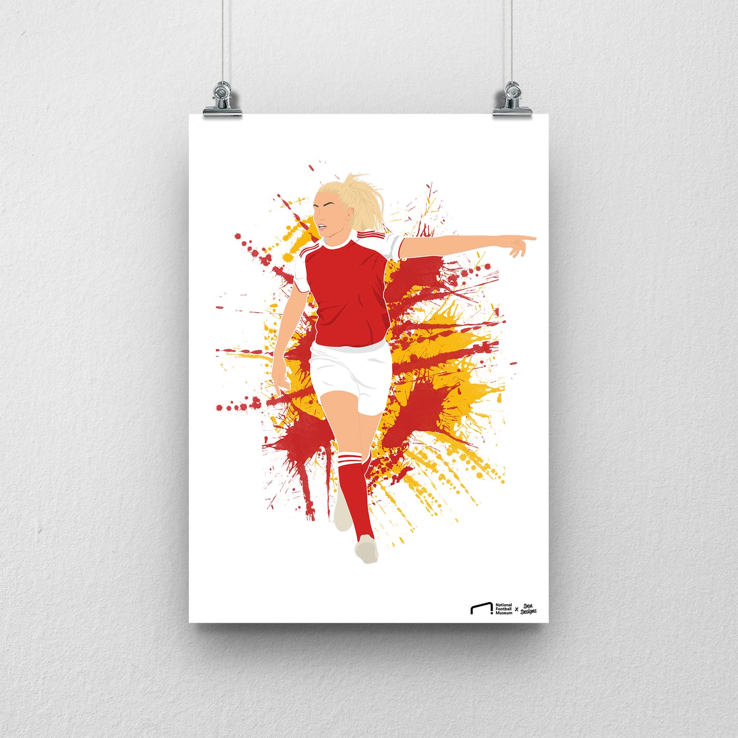 Leah Williamson Arsenal Print - DanDesignsGB