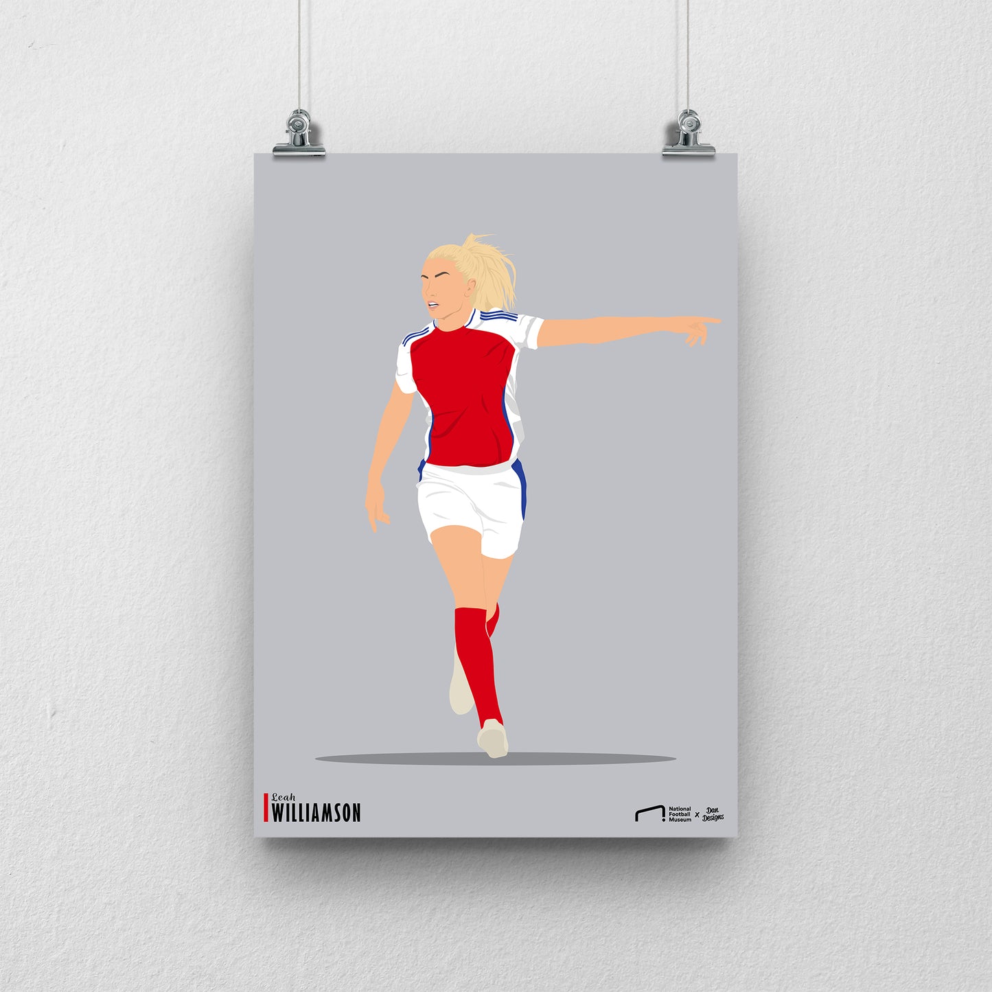 Leah Williamson Arsenal Print - DanDesignsGB