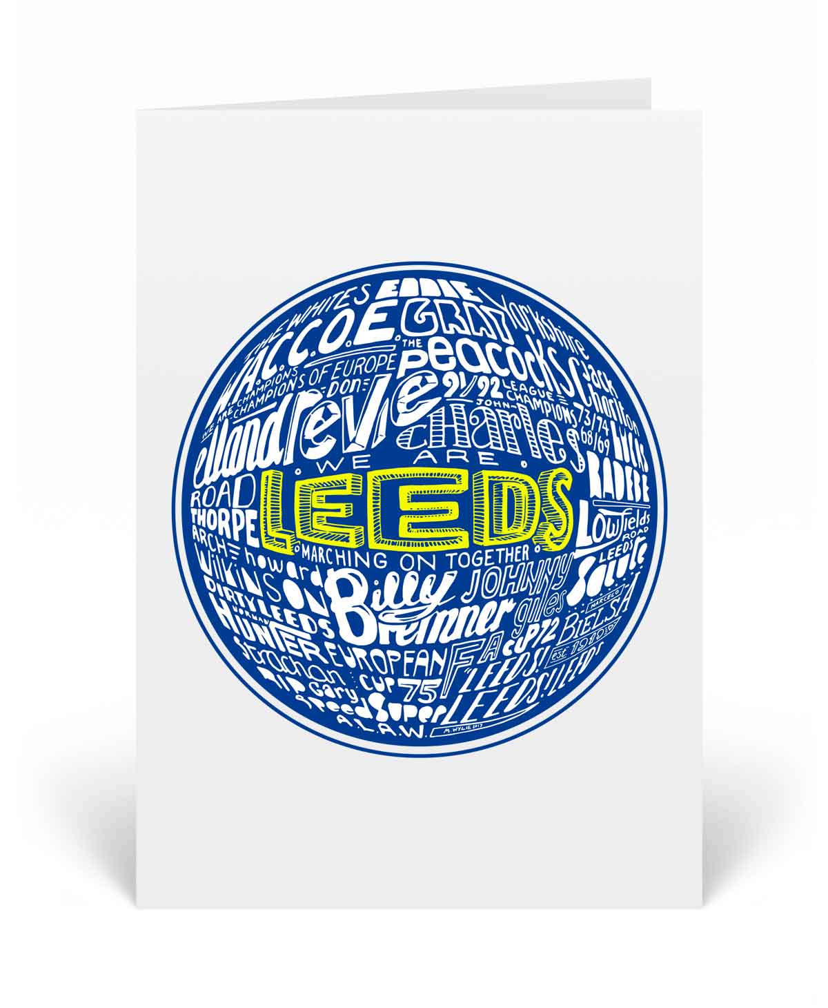 Sketch Book - Leeds Card