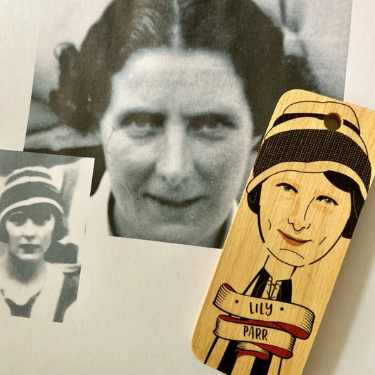 Lily Parr Wooden Keyring