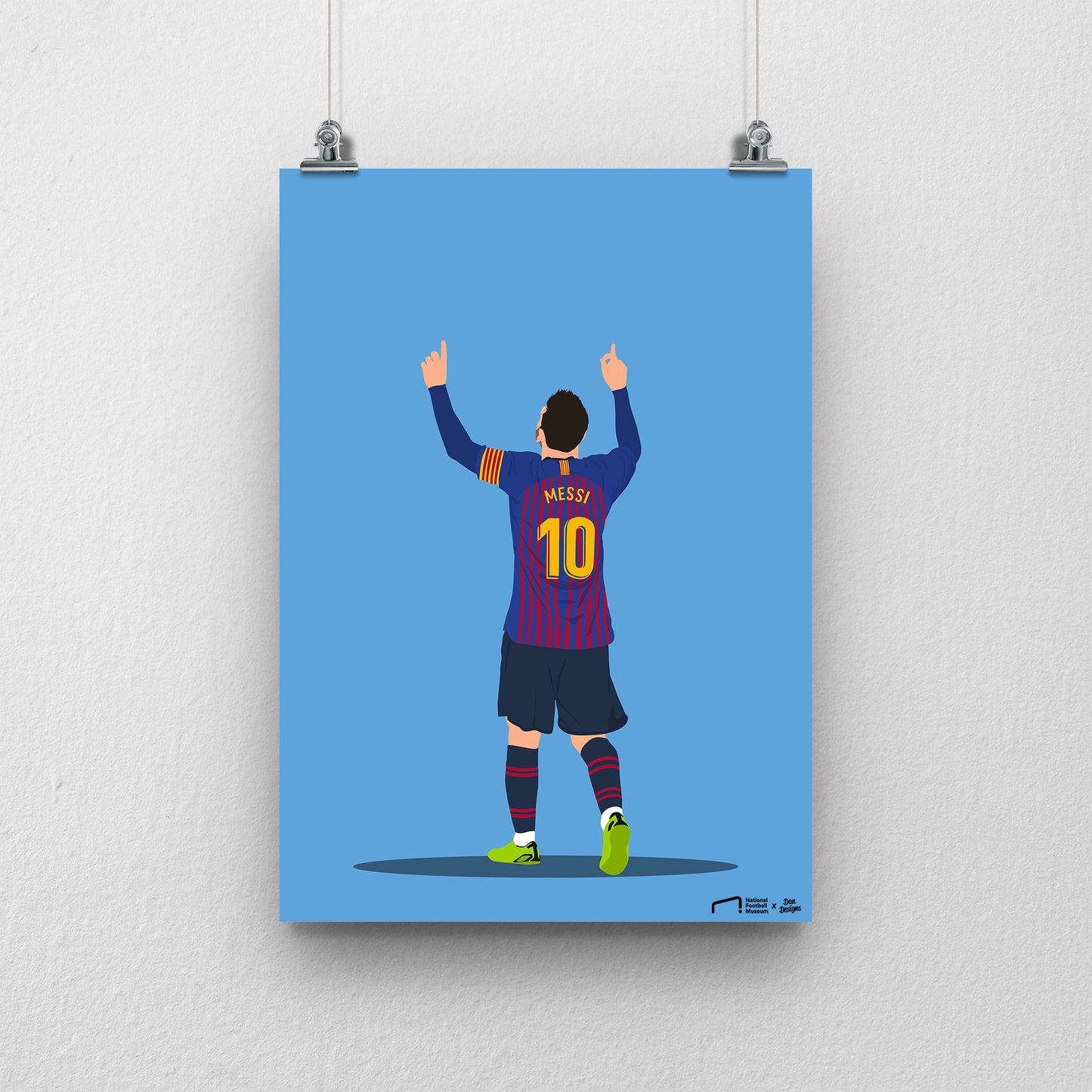 Lionel Messi Barcelona Print - DanDesignsGB