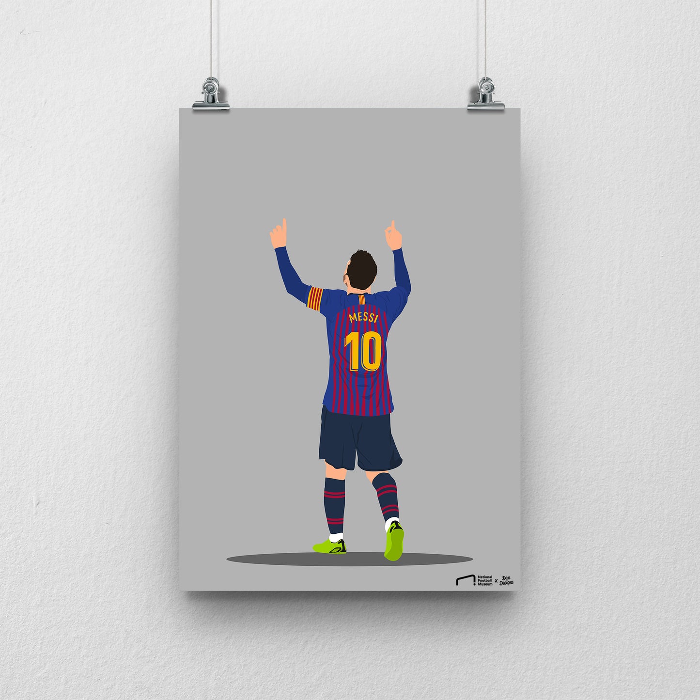 Lionel Messi Barcelona Print - DanDesignsGB