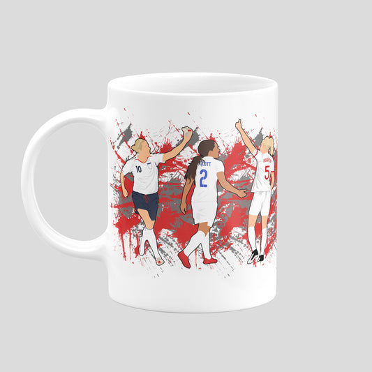 England Lionesses Legends Mug - DanDesignsGB