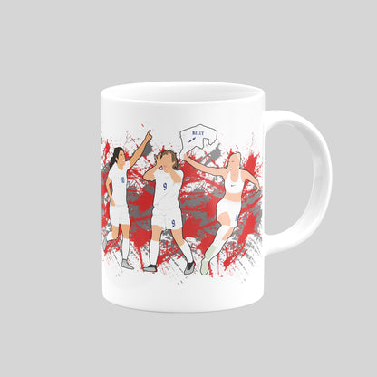 England Lionesses Players Mugs - DanDesignsGB