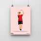 Lucia Garcia Manchester United Print - DanDesignsGB