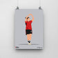 Lucia Garcia Manchester United Print - DanDesignsGB