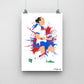 Lucy Bronze England Print - DanDesignsGB