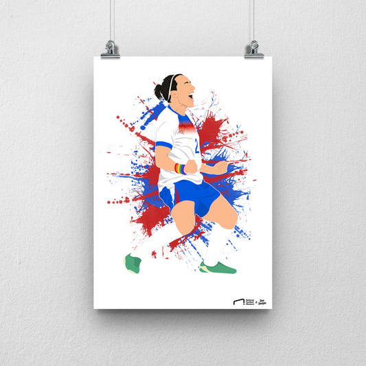 Lucy Bronze England Print - DanDesignsGB
