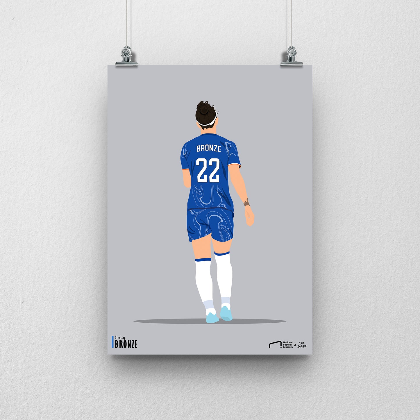 Lucy Bronze Chelsea Print - DanDesignsGB