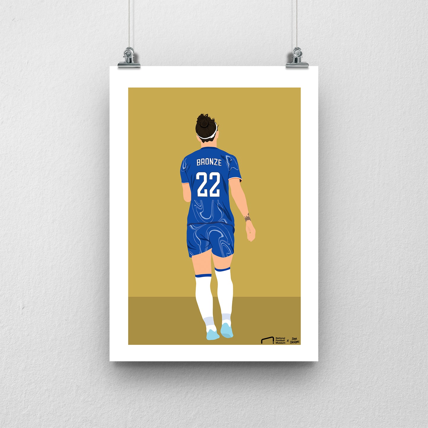 Lucy Bronze Chelsea Print - DanDesignsGB