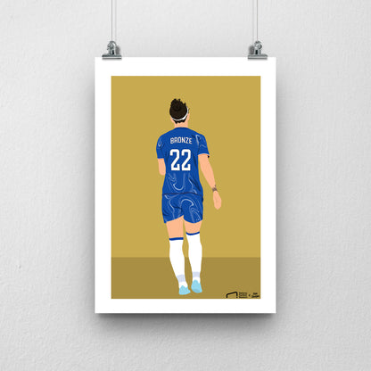 Lucy Bronze Chelsea Print - DanDesignsGB