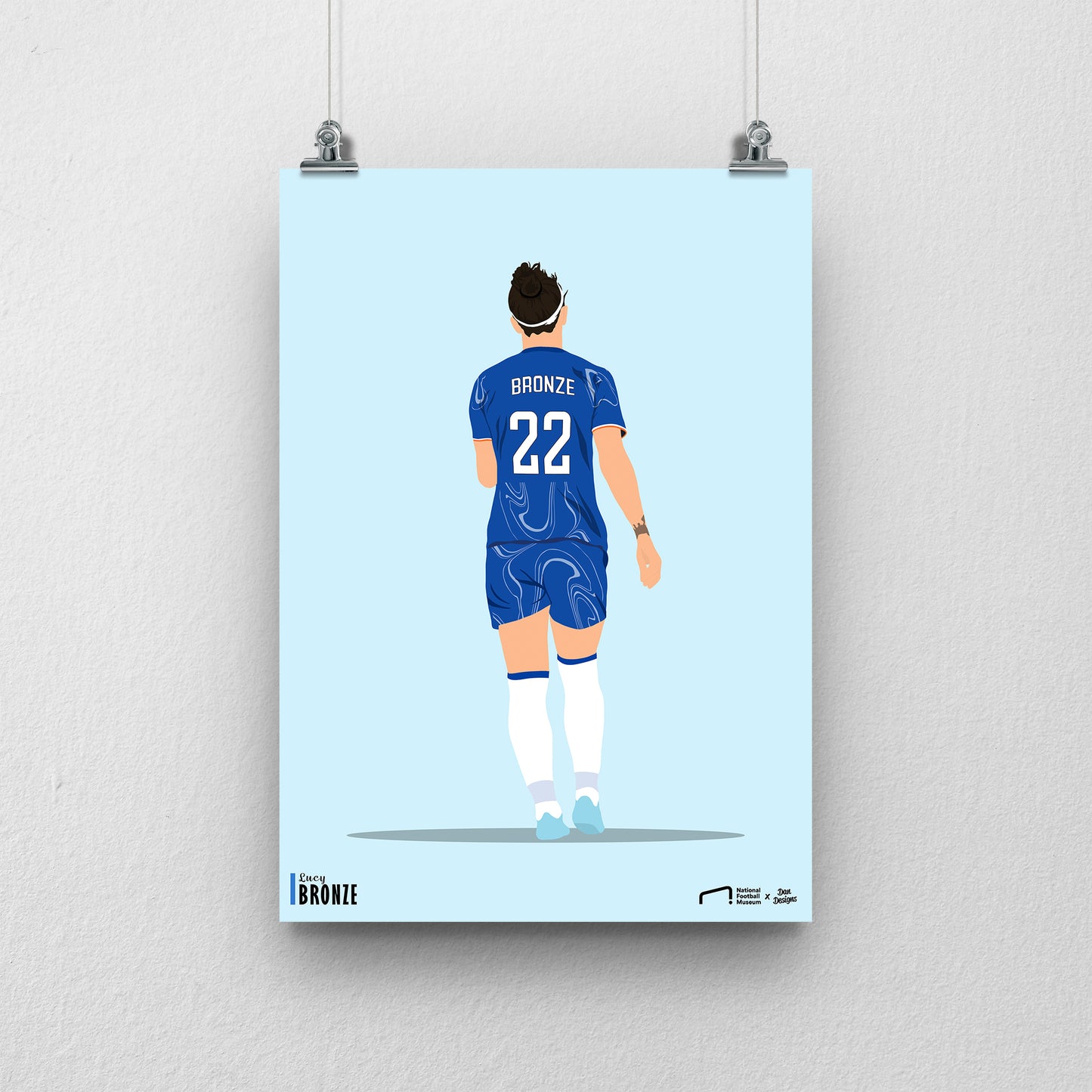 Lucy Bronze Chelsea Print - DanDesignsGB