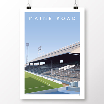 Manchester City Maine Road Old Kippax - Matthew J I Wood