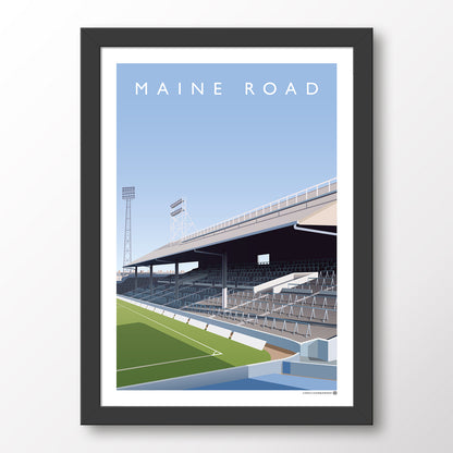 Manchester City Maine Road Old Kippax - Matthew J I Wood