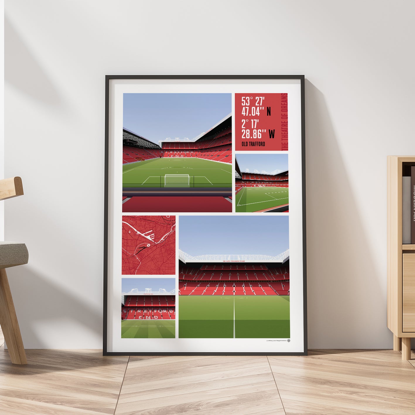 Manchester United Views of Old Trafford - Matthew J I Wood