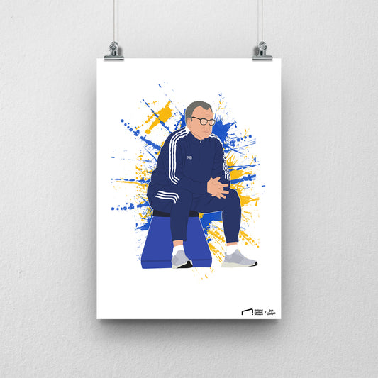 Marcelo Bielsa Print - DanDesignsGB