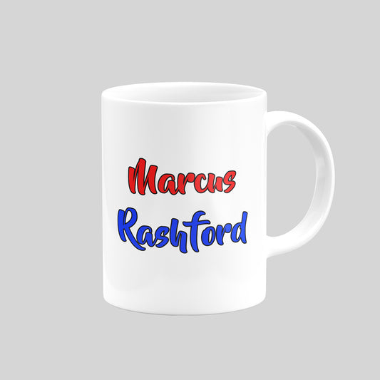 Marcus Rashford Barcelona Mug - DanDesignsGB