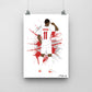 Marcus Rashford England Print - DanDesignsGB
