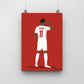Marcus Rashford England Print - DanDesignsGB