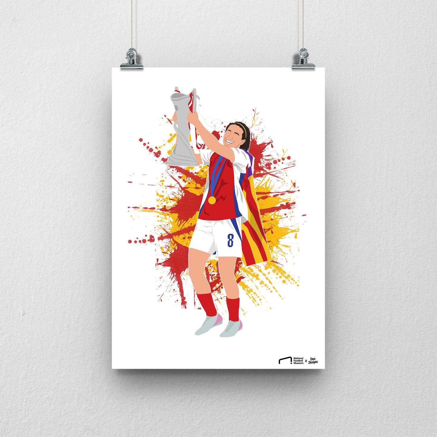 Mariona Caldentey Arsenal  Print - DanDesignsGB