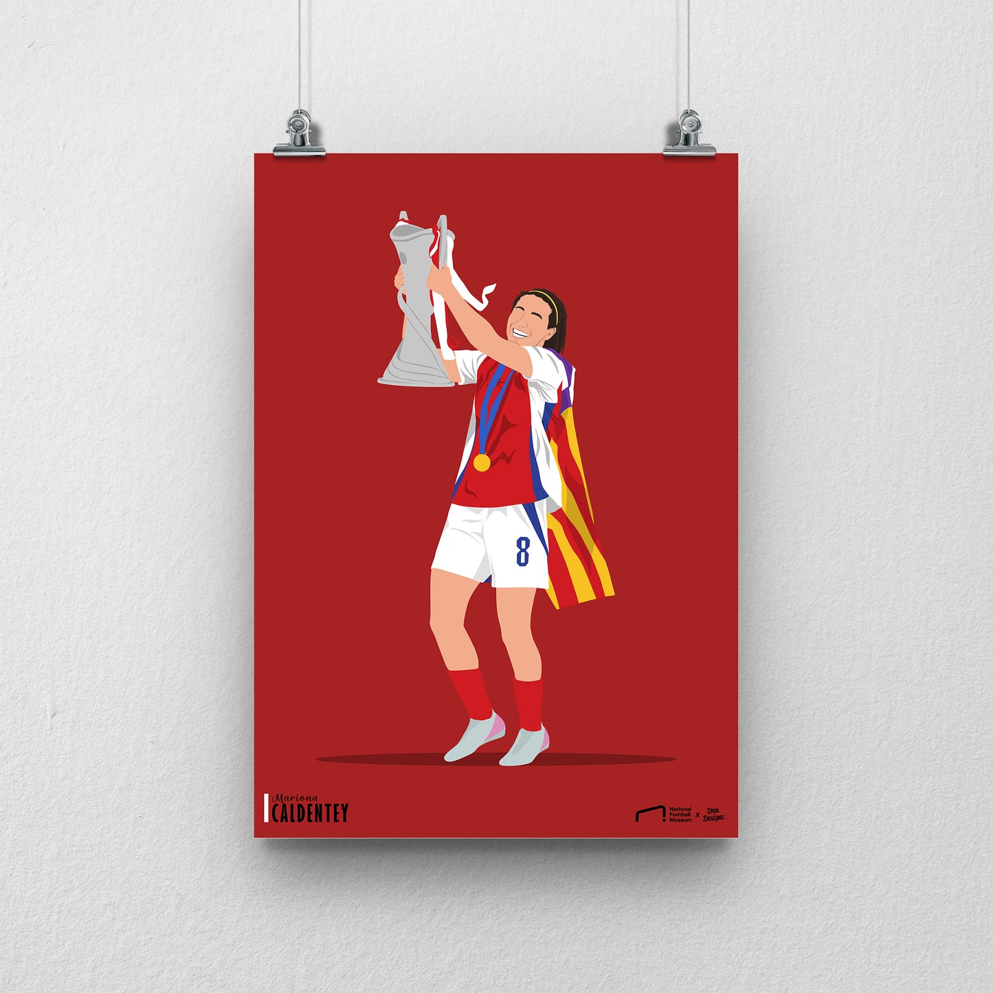 Mariona Caldentey Arsenal  Print - DanDesignsGB