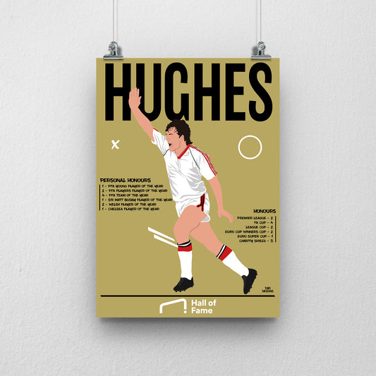 Mark Hughes Hall of Fame Print - DanDesignsGB
