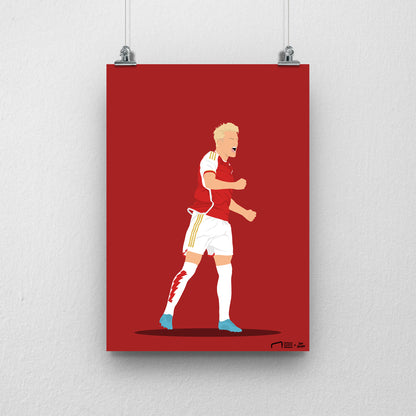 Martin Ødegaard Print - DanDesignsGB