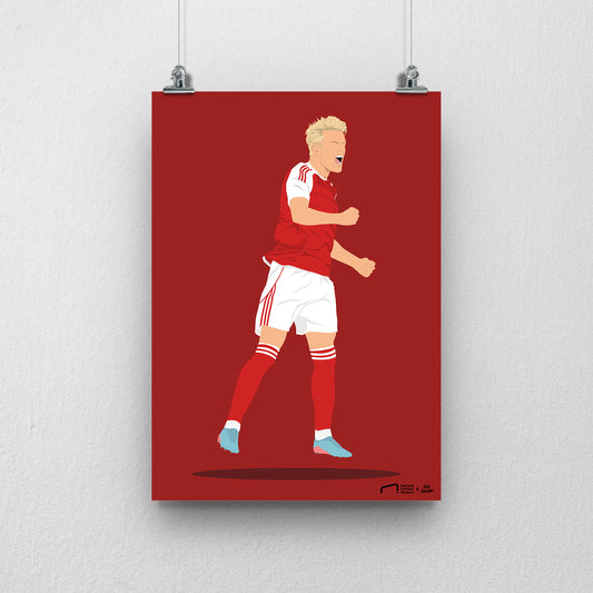 Martin Ødegaard Print - DanDesignsGB