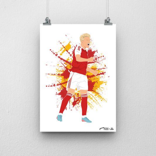 Martin Ødegaard Print - DanDesignsGB