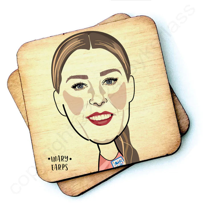 Mary Earps Wooden Coasters
