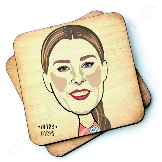 Mary Earps Wooden Coasters
