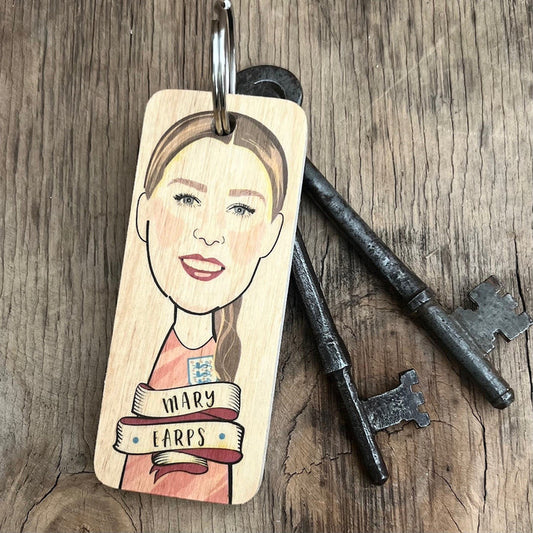 Mary Earps Wooden Keyring