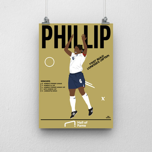 Mary Phillip Hall of Fame Print - DanDesignsGB