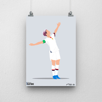 Megan Rapinoe USA Print - DanDesignsGB