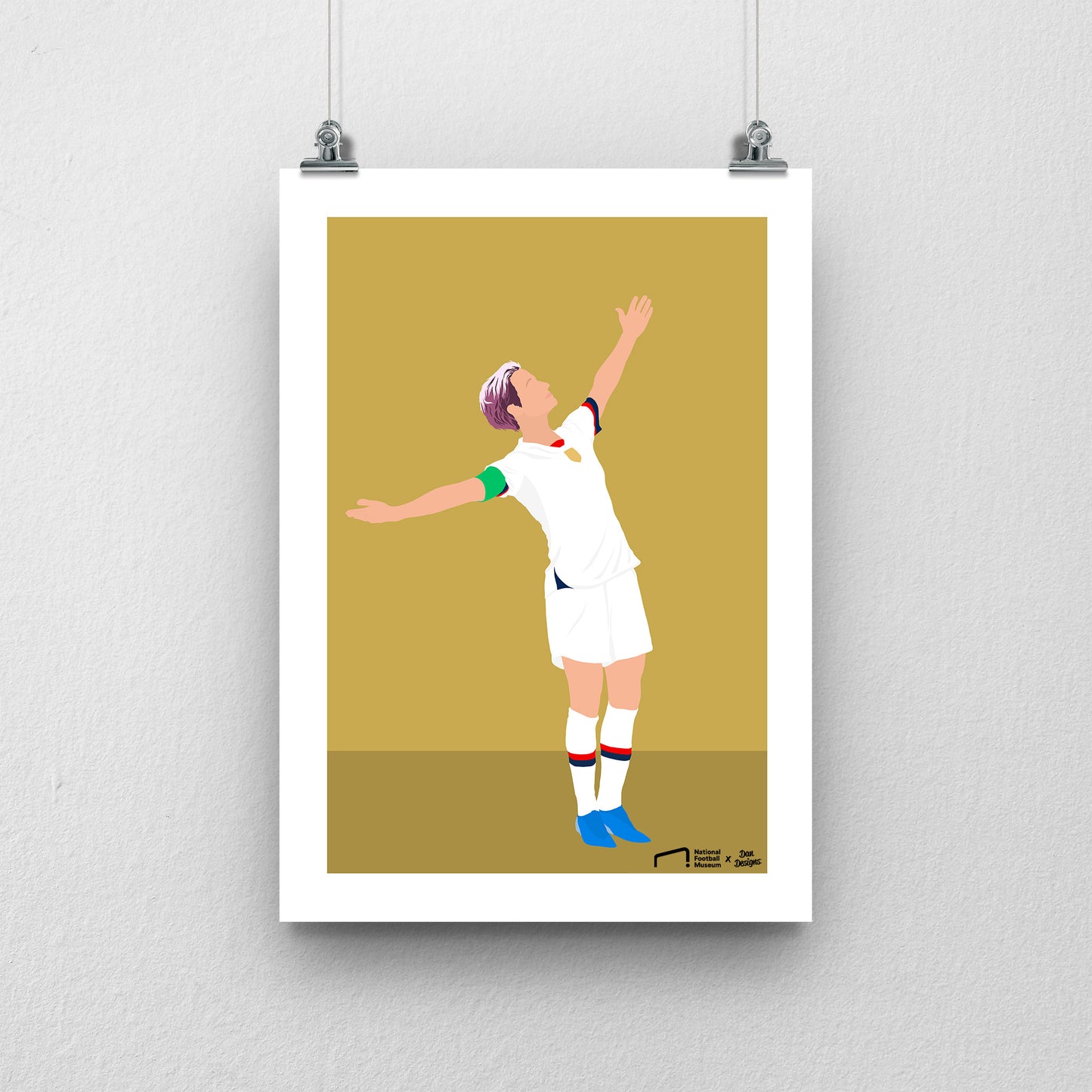 Megan Rapinoe USA Print - DanDesignsGB