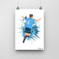 Vivianne Miedema Manchester City Print - DanDesignsGB