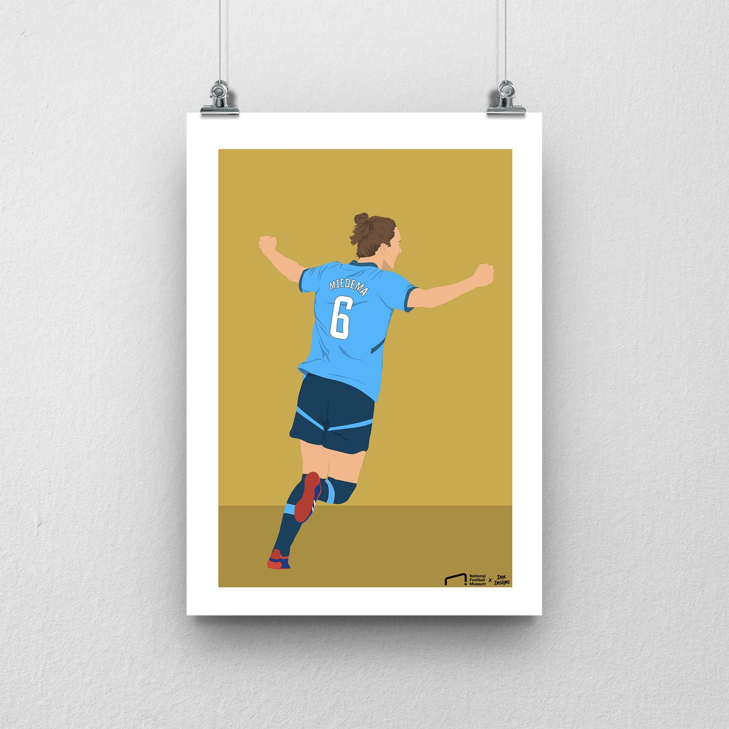 Vivianne Miedema Manchester City Print - DanDesignsGB