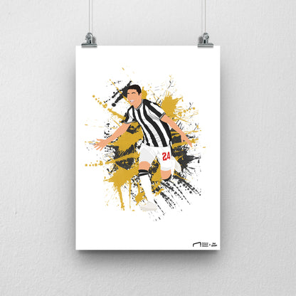 Miguel Almiron Print - DanDesignsGB