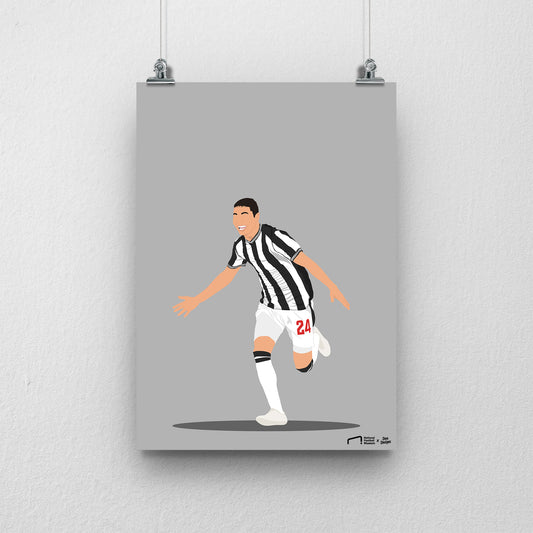 Miguel Almiron Print - DanDesignsGB