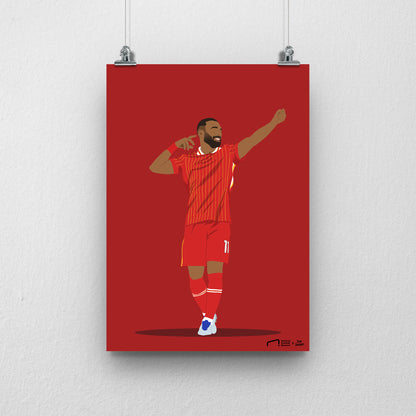 Mo Salah Print - DanDesignsGB