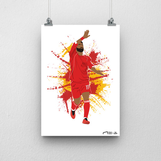Mo Salah Print - DanDesignsGB